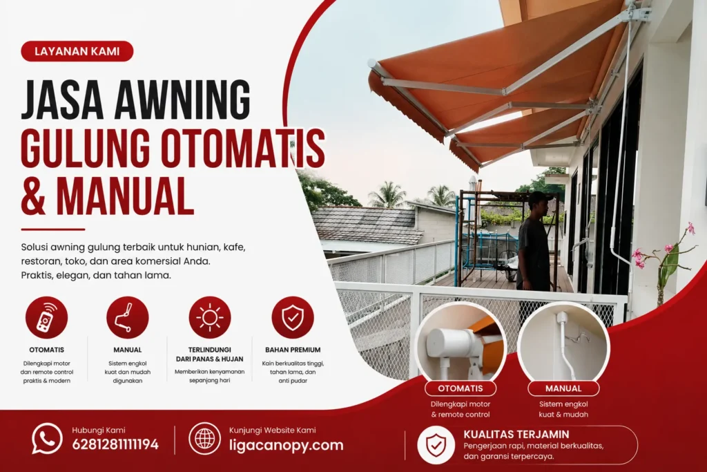 Jasa Awning Gulung