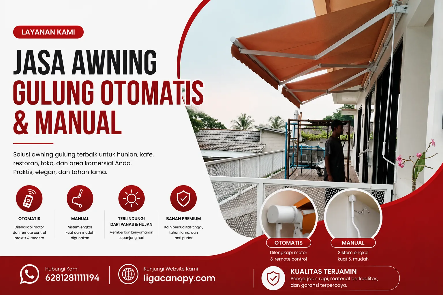 Layanan Awning Gulung