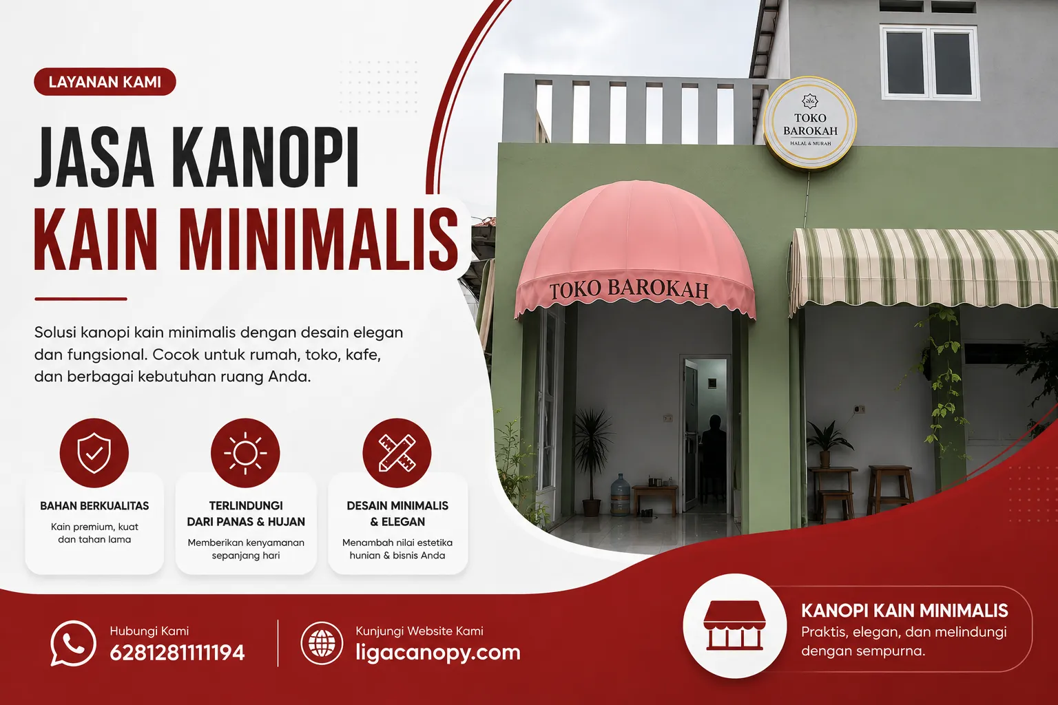 Layanan Kanopi Kain