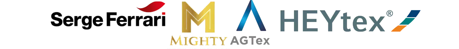 Brand Material Kanopi Membran Terbaik - Serge Ferrari, Mighty, Agtex, Heytex