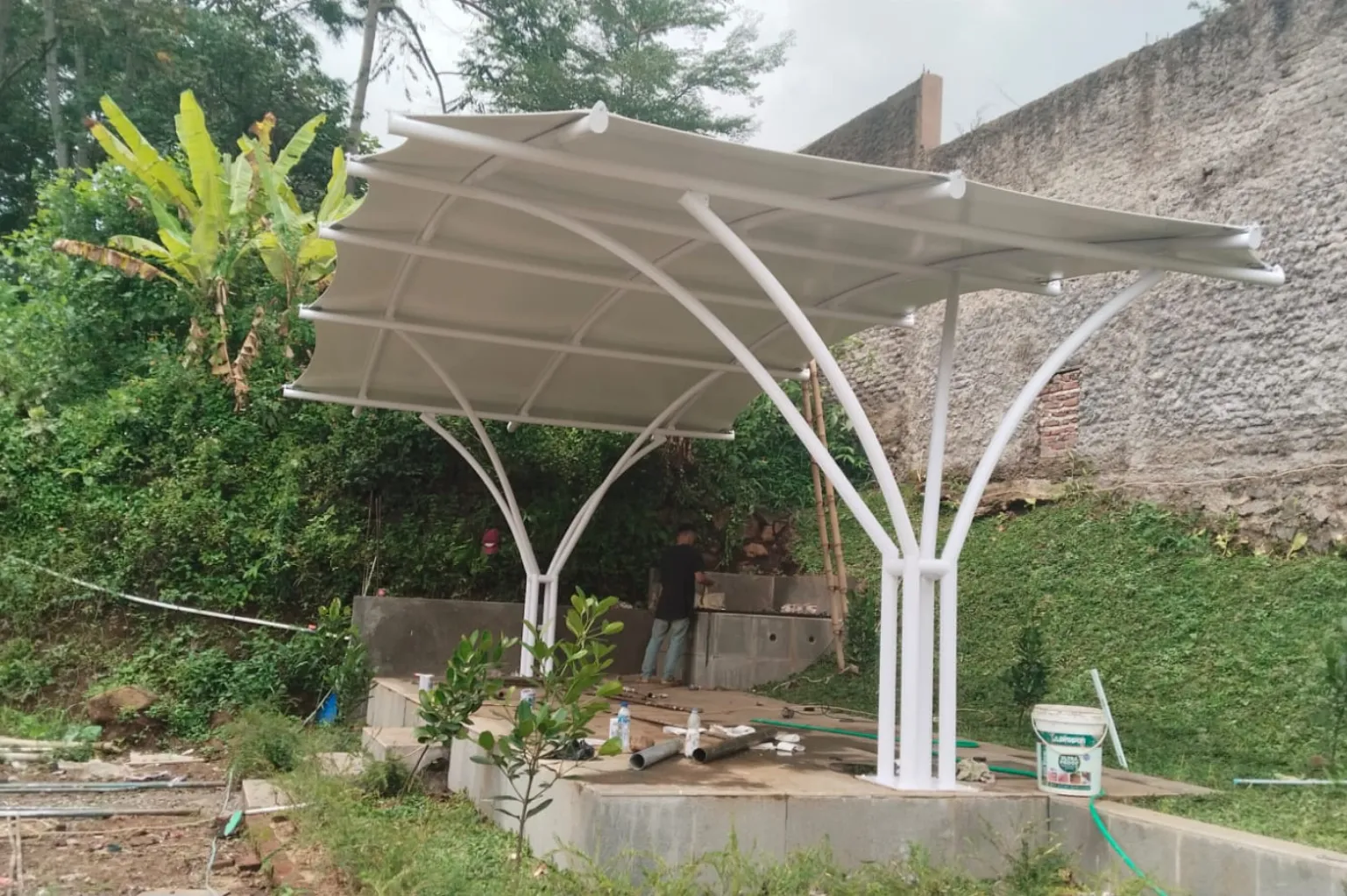 Keunggulan Atap Tensile Membrane