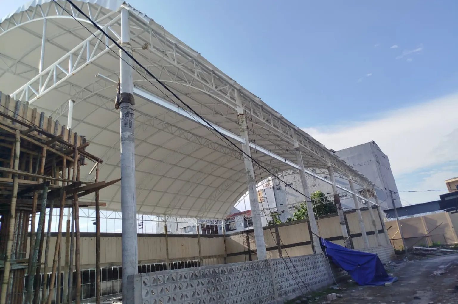 Atap Canopy Membrane Area Sport