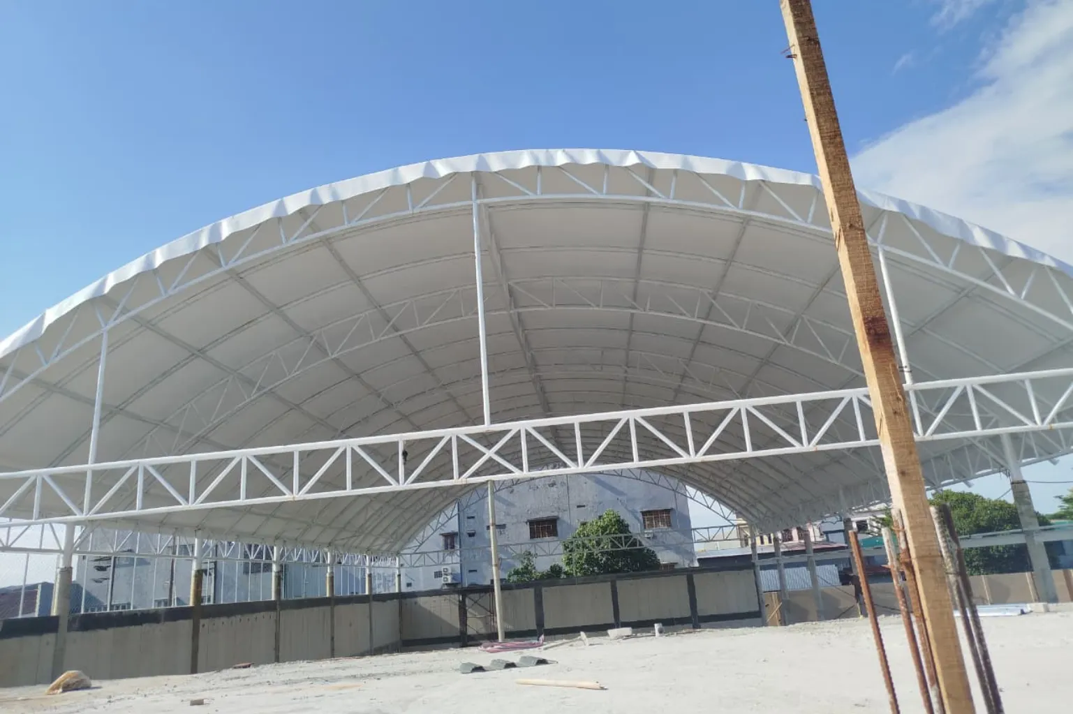 Canopy Membrane Lapangan Basket